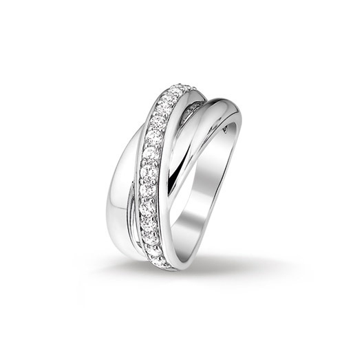 Glams Ring Zirkonia - Zilver