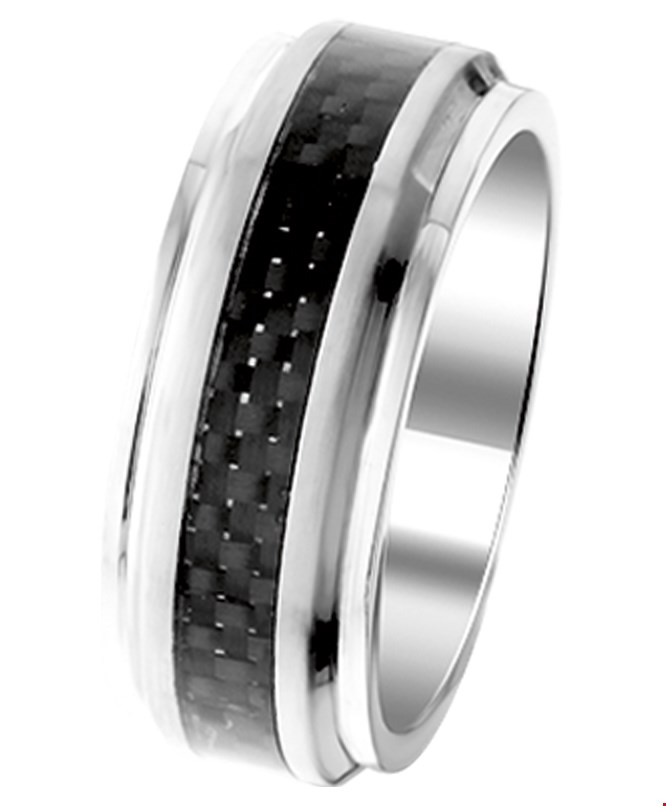 Dash Ring Carbon Poli/mat - Staal