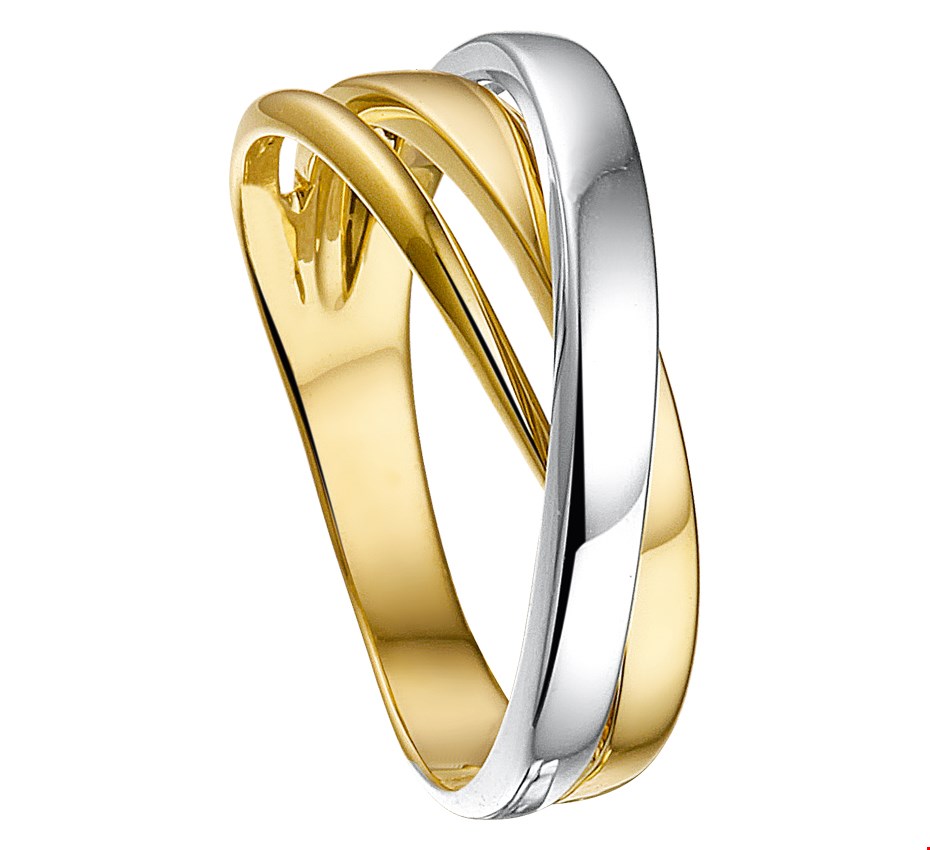 TFT Ring Bicolor Goud