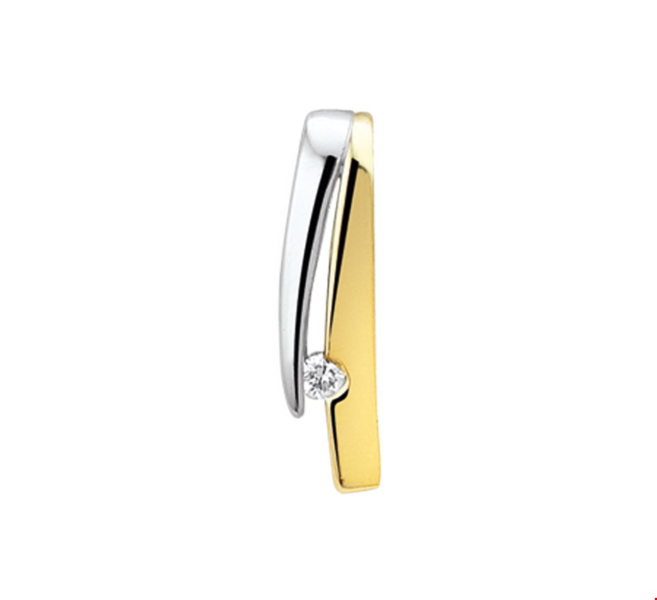 Sparkle14 Hanger Zirkonia - Goud