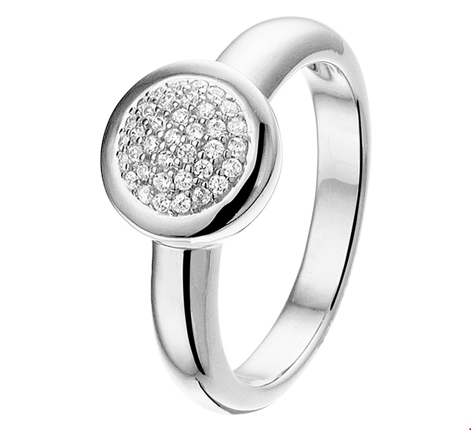 Ring Rondje Zirkonia
