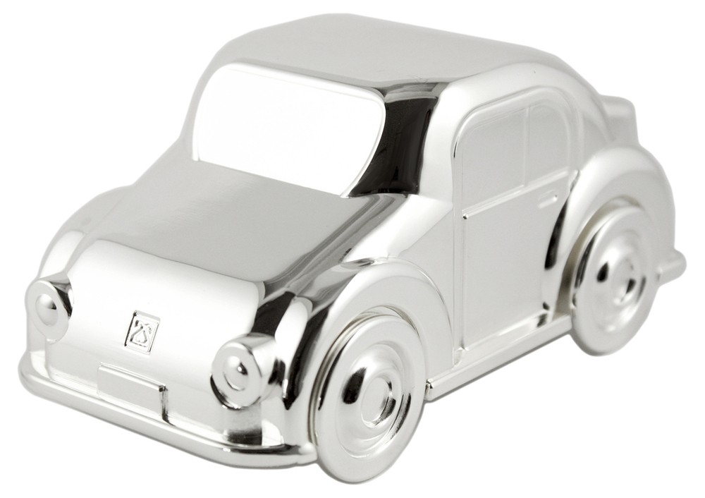 Spaarpot Auto verzilverd gelakt 6024261