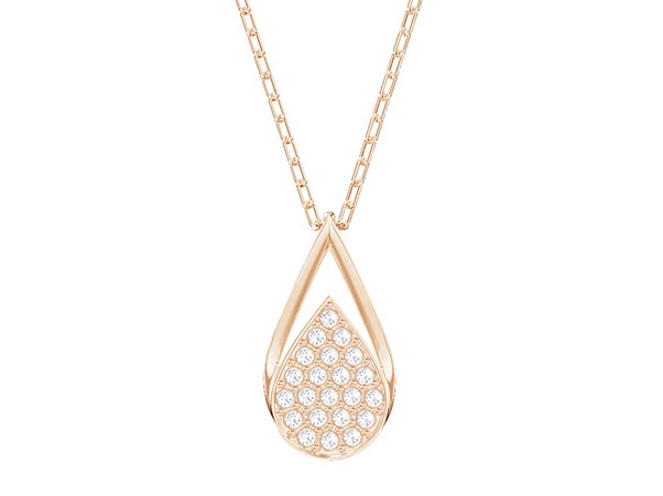 Swarovski Ketting Ginger Small White-Rosegold 5352233
