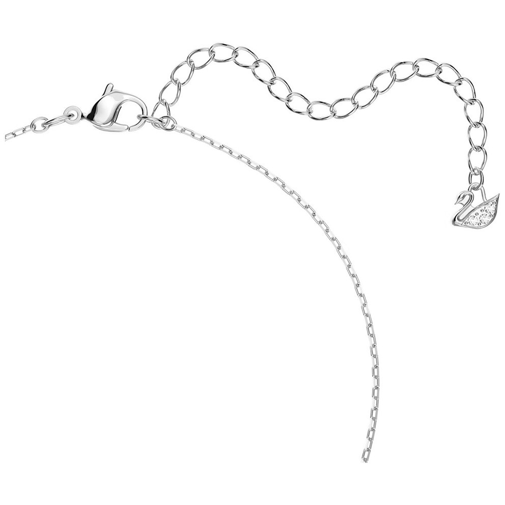 Swarovski 5642883 Ketting Stone zilverkleurig-blauw-wit 38-45 cm-1