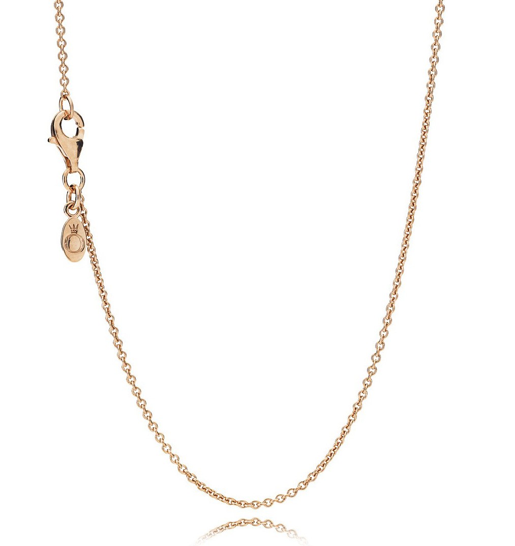Pandora 580413 Rose Ketting zilver rosékleurig 90 cm  