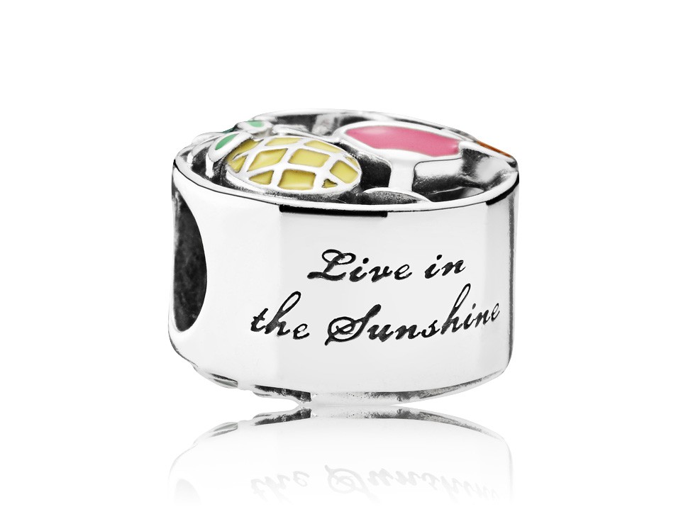 Pandora Bedel zilver 'Zomerpret' 792118ENMX 