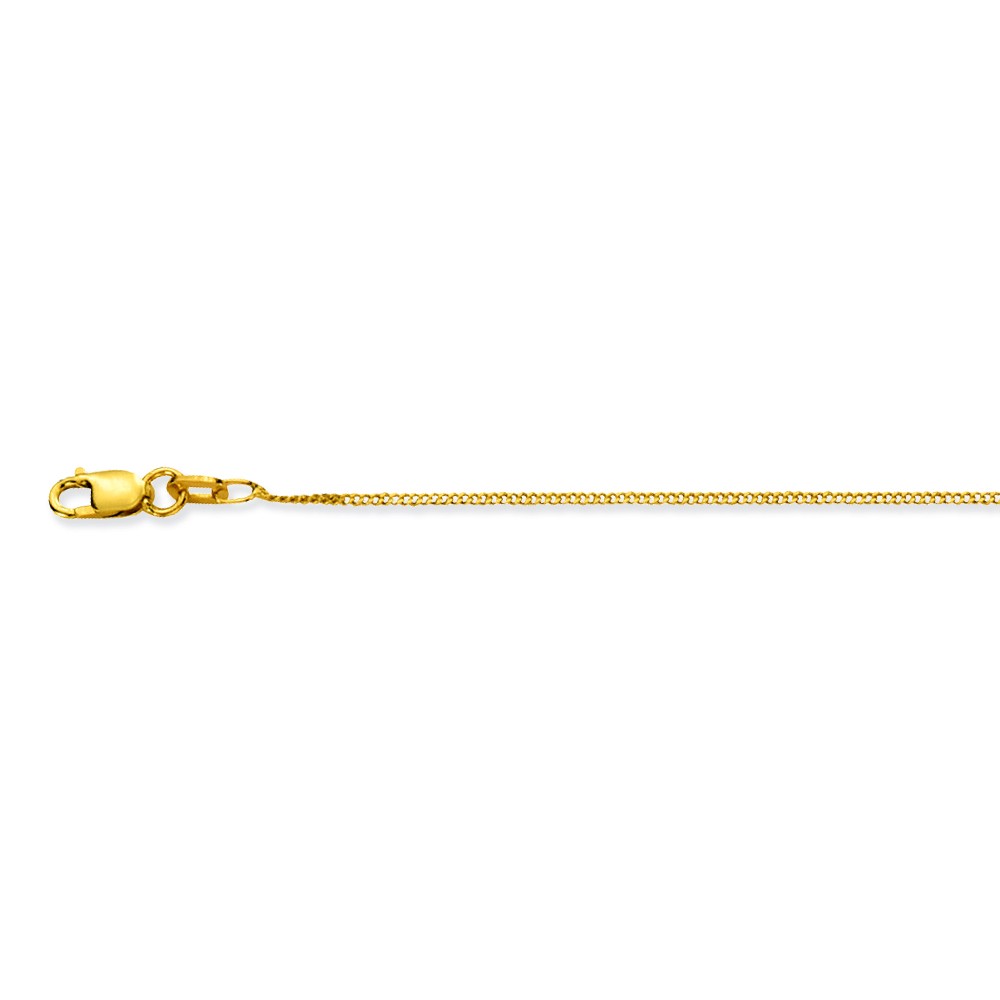 Glow 201.0138.15 Gouden Ketting Gourmet 38 cm 1 mm breed