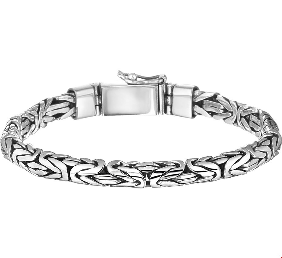 Armband Zilver Konings 6 mm 18 cm