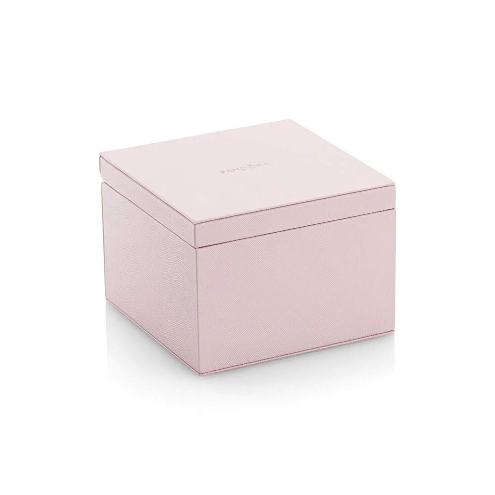 Pandora A004 Sieradenbox roze-grijs Small 16 x 11,5 x 16 cm