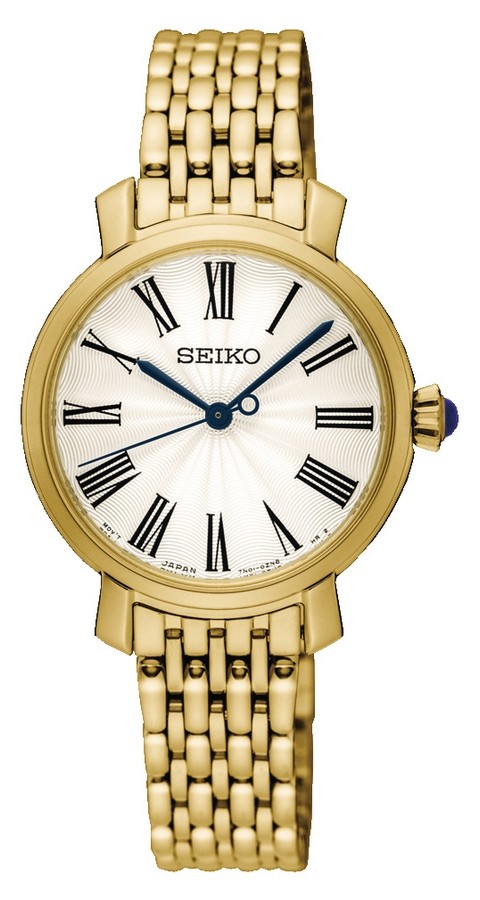 Seiko gouden top dameshorloge