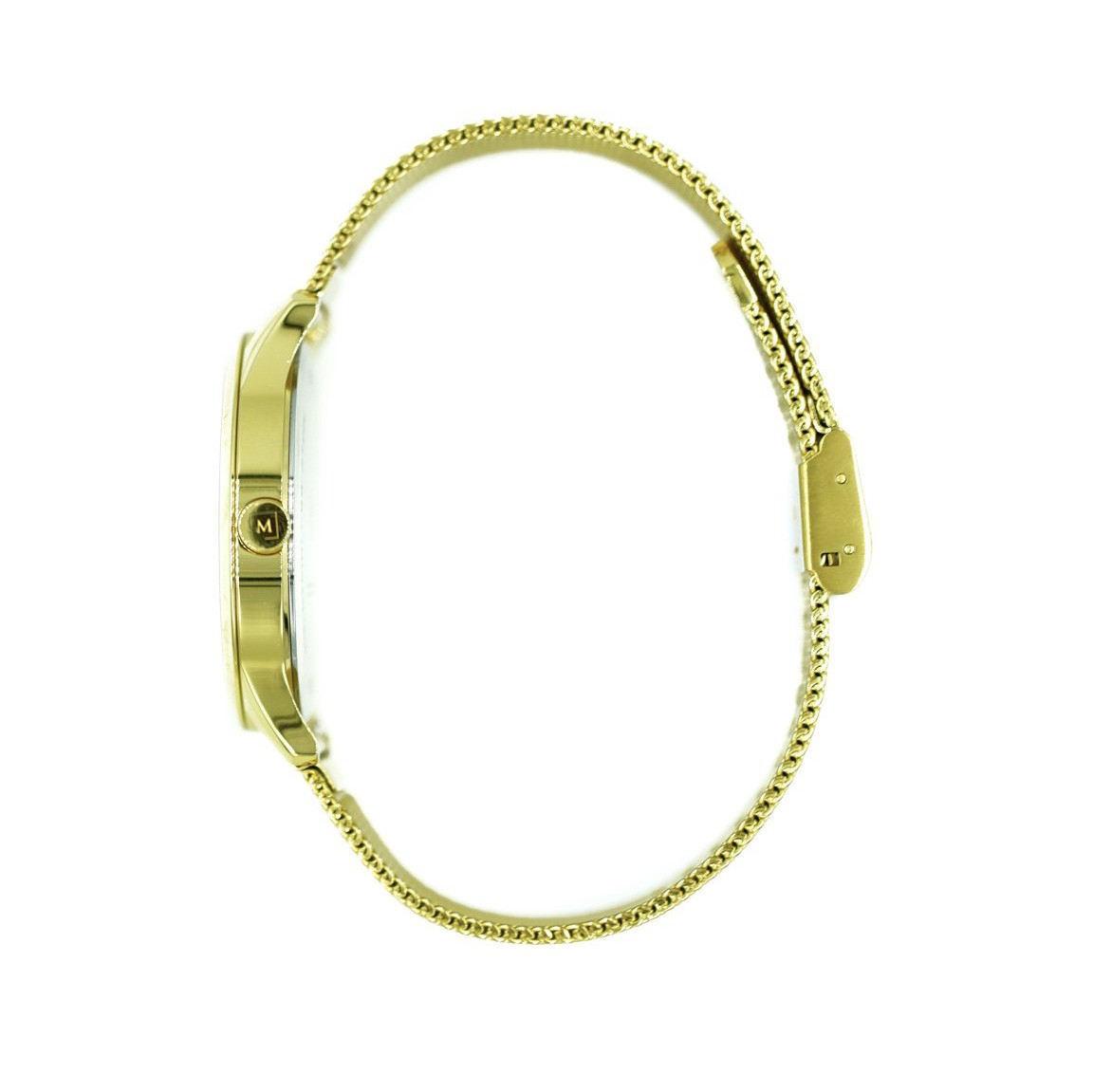 Montreville MON-3 Horloge Luxor staal goudkleurig-zwart 40 mm