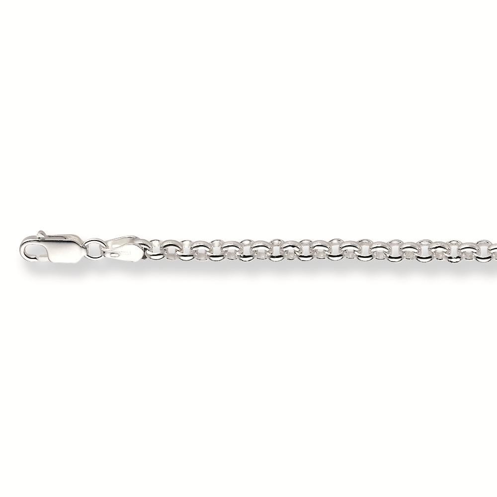Best Basics Ketting zilver jasseronschakel 45 cm x 4 mm 102.0028.45