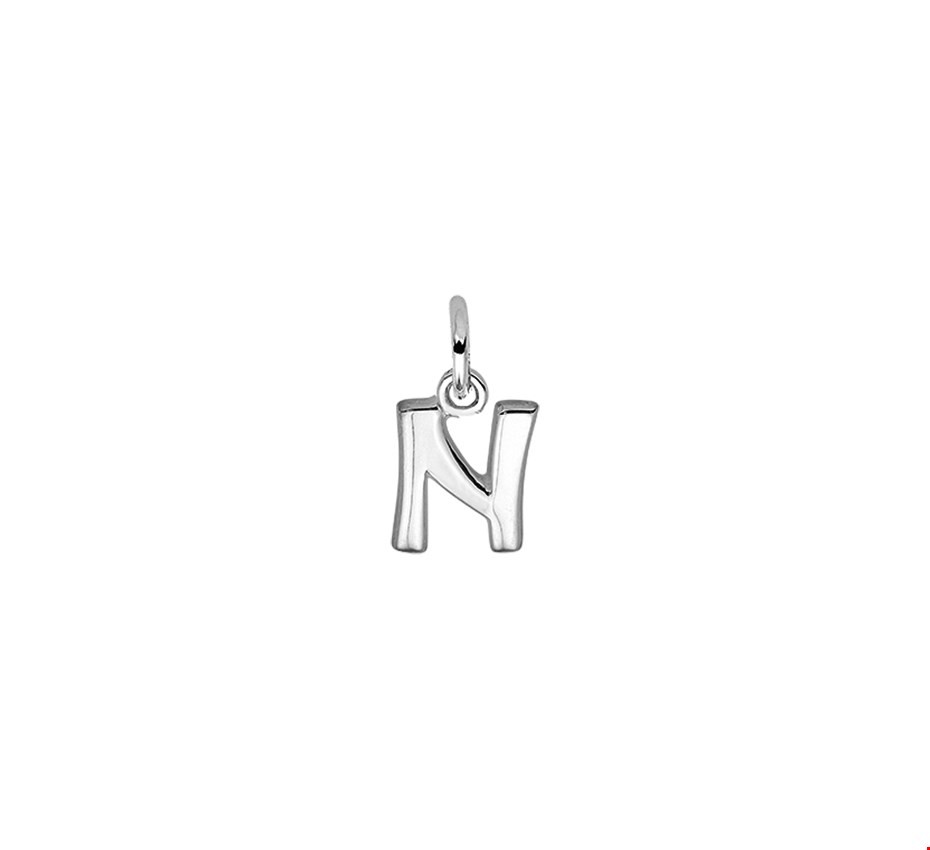 Bedel Letter N Zilver