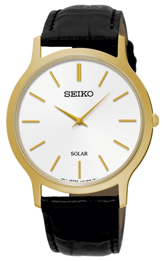 Seiko Herenhorloge Solar Goudkleurig SUP872P1