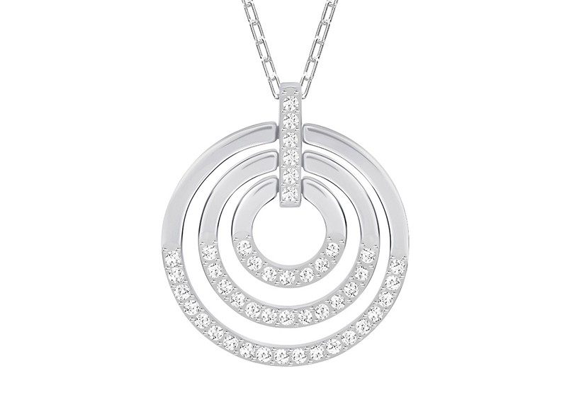 Swarovski Ketting Circle White-Silver 5290187