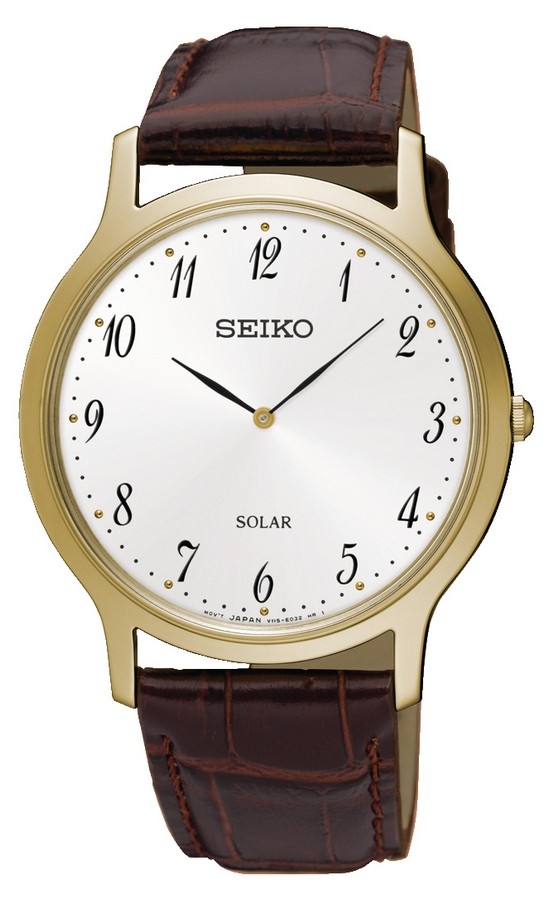 Seiko Herenhorloge Solar Bruin SUP860P1