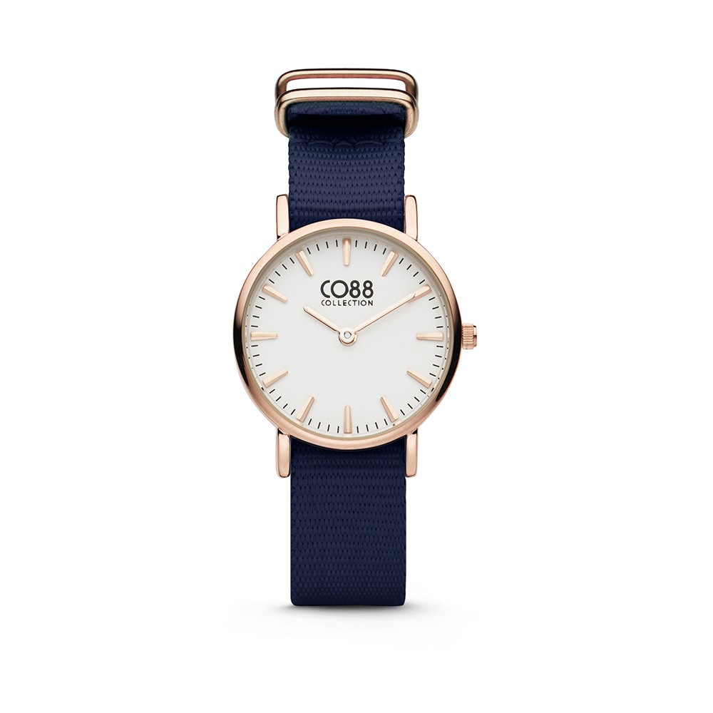 CO88 Collection 8CW-10042 - Horloge - nato band - donkerblauw - ø 26 mm 