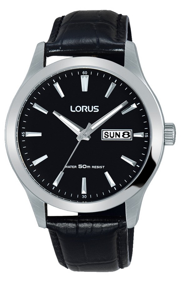 Lorus Herenhorloge zwarte band RXN27DX9