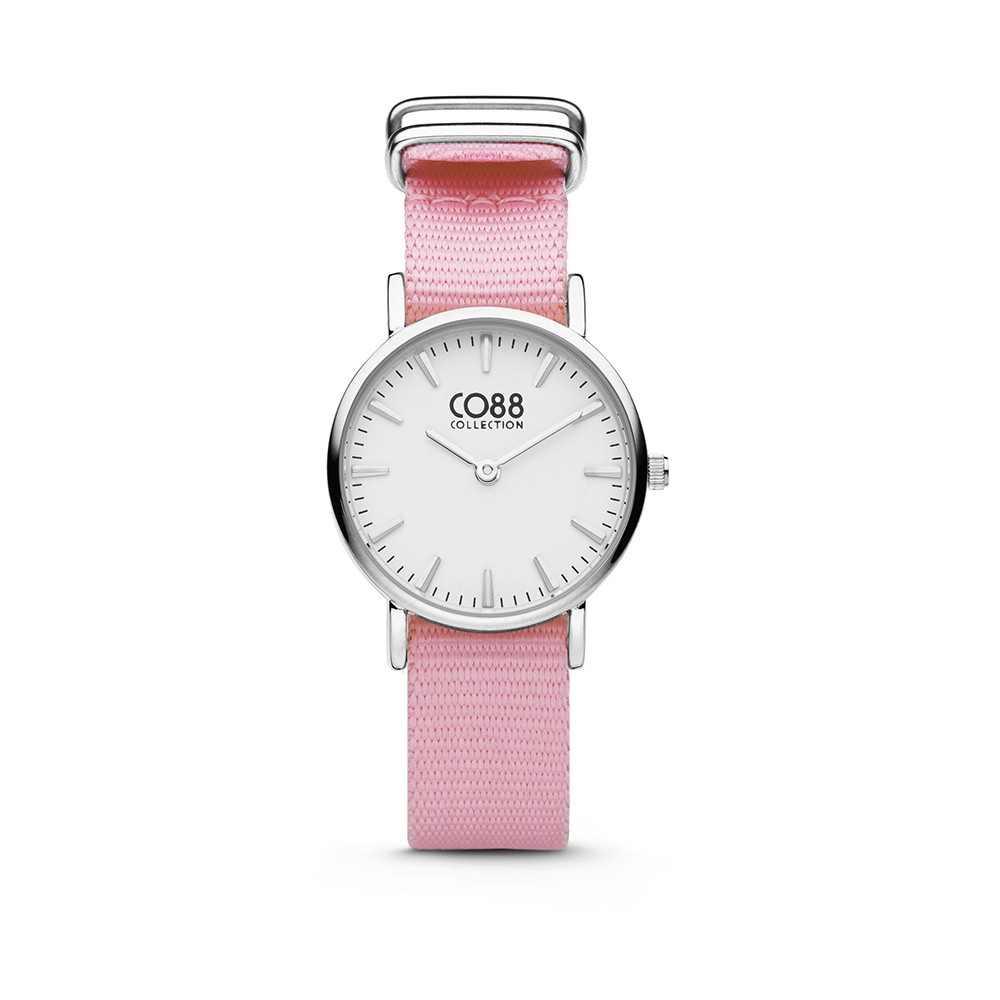 CO88 Collection 8CW-10039 - Horloge - nato band - roze - ø 26 mm 