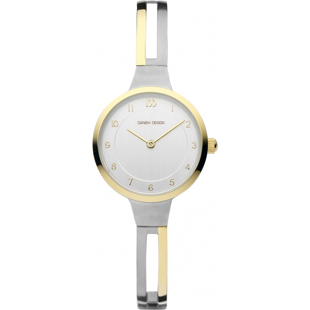 Danish Design IV75Q1287 Horloge Angelica titanium goud- en zilverkleurig 26 mm