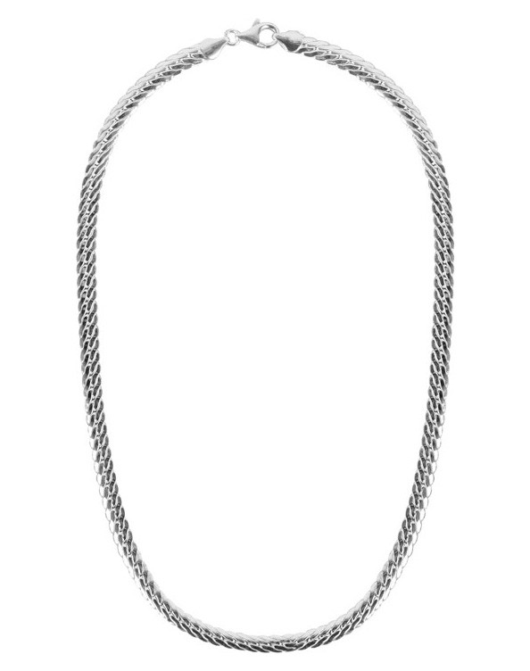 FirstChoice VIT55 Ketting zilver Vittoria 5,5 mm breed 29,5 gram 45 cm