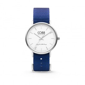 CO88 Collection 8CW-10016 - Horloge - Nato nylon - donker blauw - 36 mm