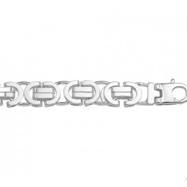 Armband Zilver Konings Plat 7,5 mm 20 cm