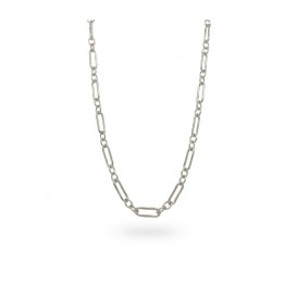 24Kae 32430S Ketting Chain Ovaal zilver 45 cm 