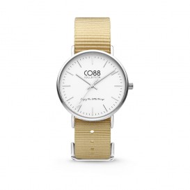 CO88 Collection 8CW-10024 - Horloge - Nato nylon - zandkleurig - 36 mm