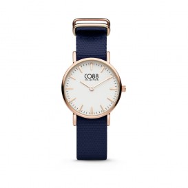 CO88 Collection 8CW-10042 - Horloge - nato band - donkerblauw - ø 26 mm 