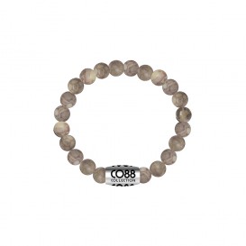 CO88 Collection 8CB-17022 - Armband met bead - Jasper natuursteen 6 mm - lengte 16 cm - beige