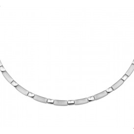TFT Collier Staal Poli/mat 5 mm 42 + 3 cm