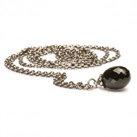 Trollbeads TAGFA-00003 Ketting zilver met onyx 80 cm