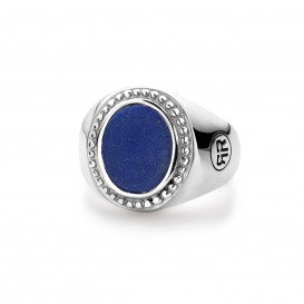 Rebel and Rose RR-RG016-S Ring zilver Women Oval Lapis Lazuli 44
