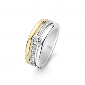 Ti Sento 12094ZY ring met zirkonia Maat 58 is 18.5mm