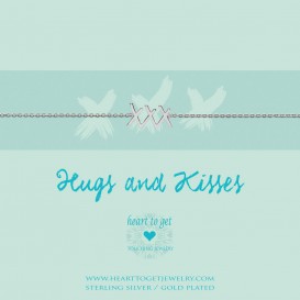 Heart to Get B277XXX16S Armband zilver Hugs and Kisses