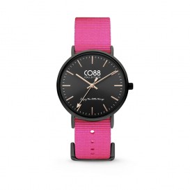 CO88 Collection 8CW-10020 - Horloge - Nato nylon - roze - 36 mm