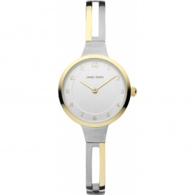 Danish Design IV75Q1287 Horloge Angelica titanium goud- en zilverkleurig 26 mm