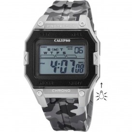 Calypso K5810/1 Horloge Digitaal kunststof-rubber zwart-grijs 45 mm