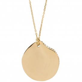 Skagen SKJ1514710 Ketting Kariana staal-glas goudkleurig-wit 40-45 cm
