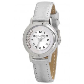 Coolwatch kinderhorloge 'Dazling Diamonds' zilvergrijs CW.211