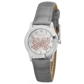 Coolwatch kinderhorloge Butterfly zilvergrijs CW.186