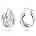 Oorringen Ringen zilver 10,5 x 25 mm-1