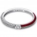 Pandora Me 192528C01 Ring ME Pavé & Red Dual zilver-zirconia-emaille wit-rood-2