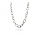 24Kae 32431S Ketting Chain Ovaal zilver 45 cm 