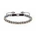 Karma Armband Spiral Grey Crystal XS 82089