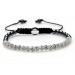 Karma Armband Spiral White Crystal 84148