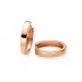 Glow Gouden Oorbellen Klapcreolen Rosé-goud14 x 2.5 mm 207.6017.14