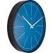 Wandklok nXt Ethan Ø 40 cm blauw