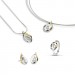 GALA DESIGN J0096 Ketting Barbados staal-zilver-zirconia goud-en zilverkleurig-wit 43 cm-2